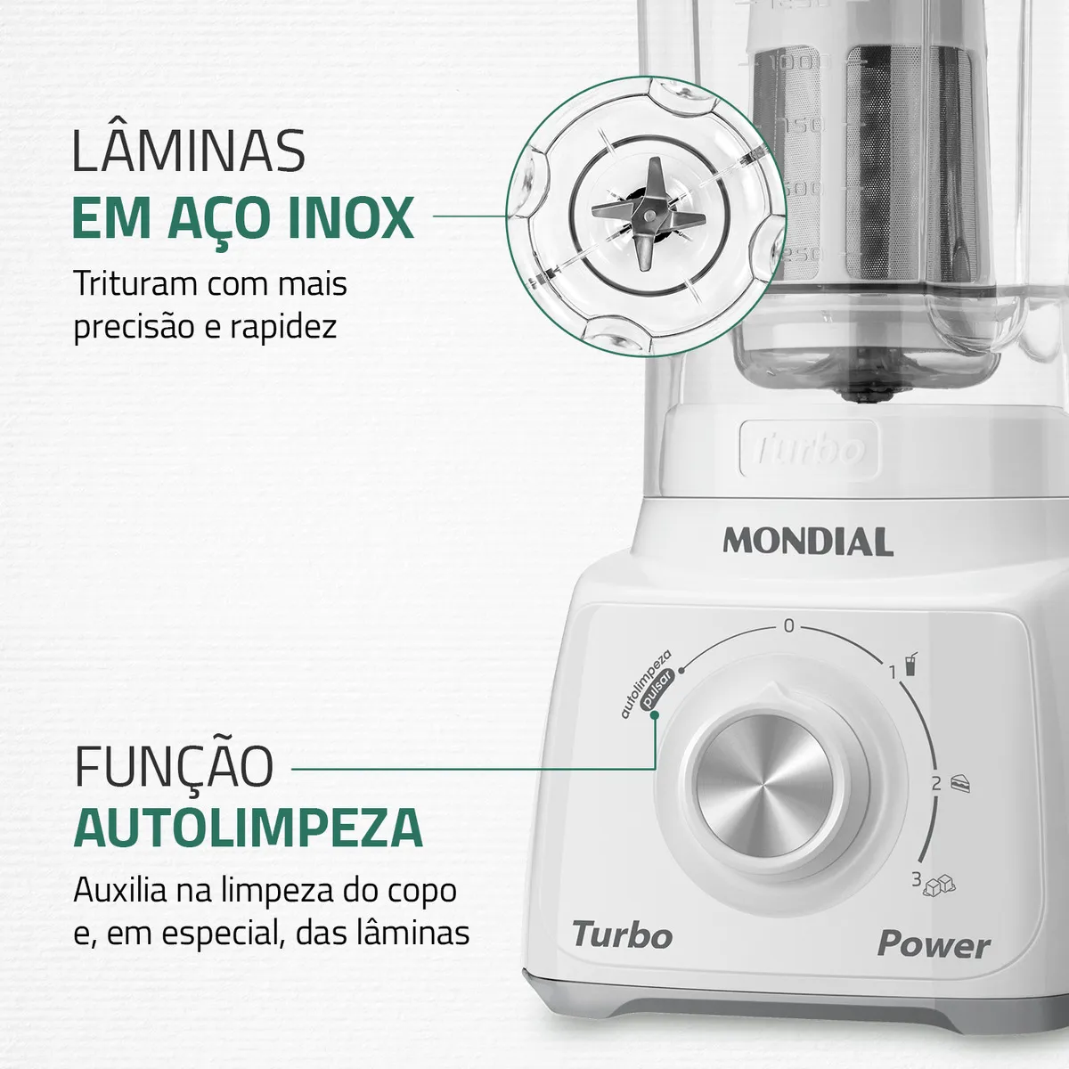 Liquidificador Turbo Power Mondial - Imagem 5