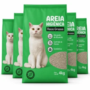Areia Sanitária Higiênica para Gatos
