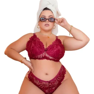 Conjunto Lingerie Feminino Plus Size