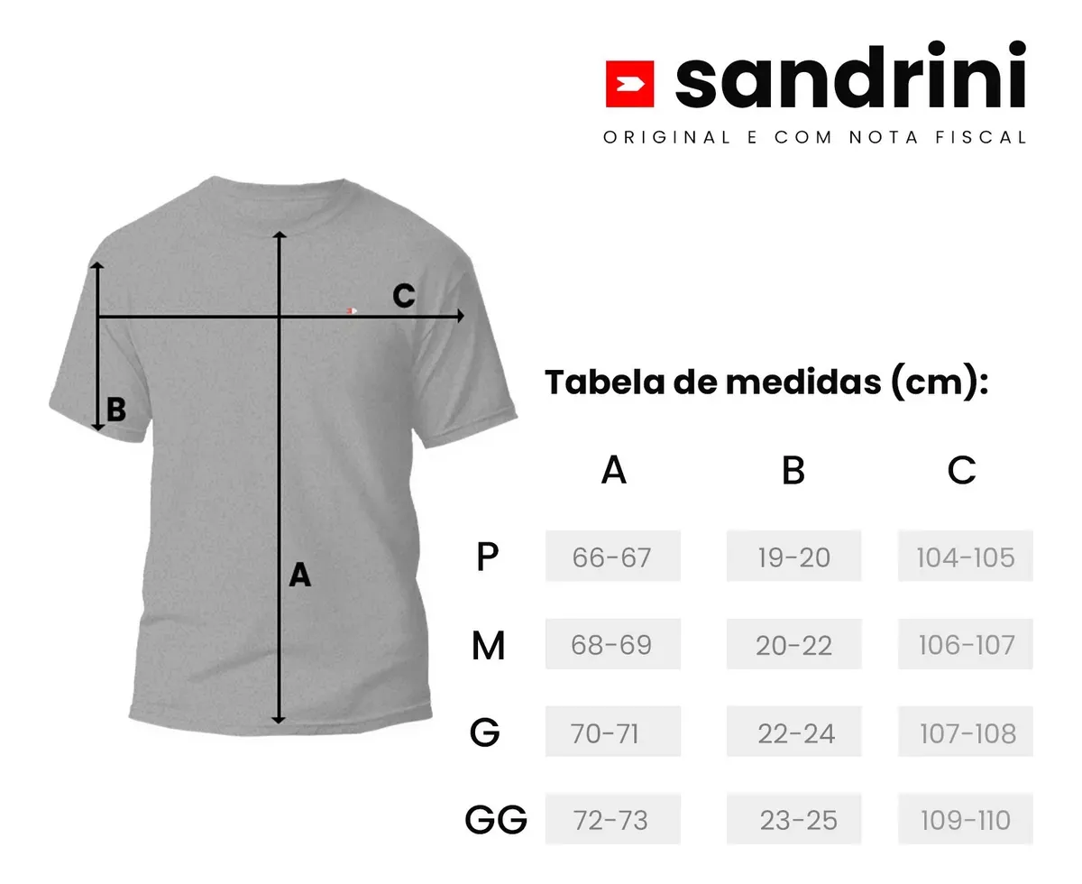 Kit 4 Camiseta Dry-fit Sandrini Masculina - Imagem 3