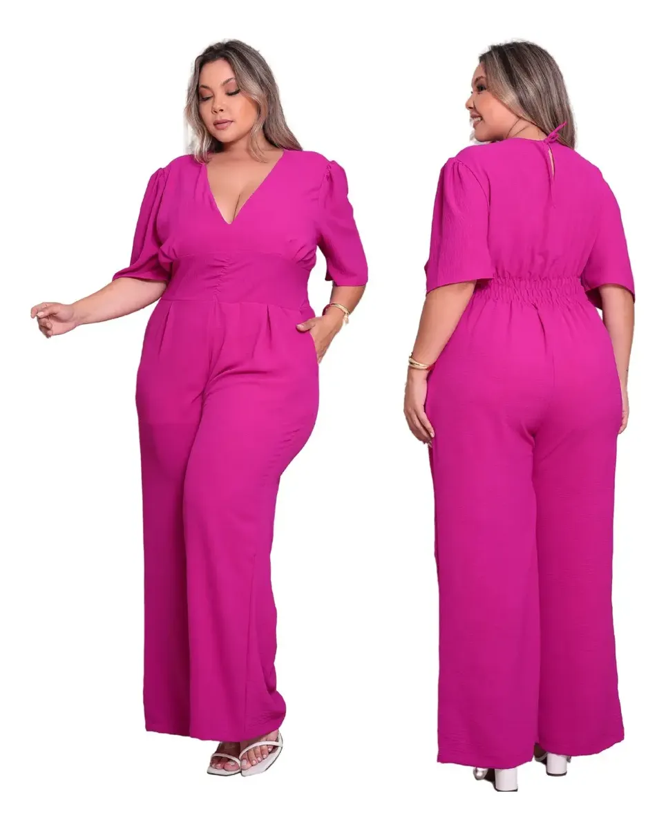 Macacão Social Plus Size - Imagem 2