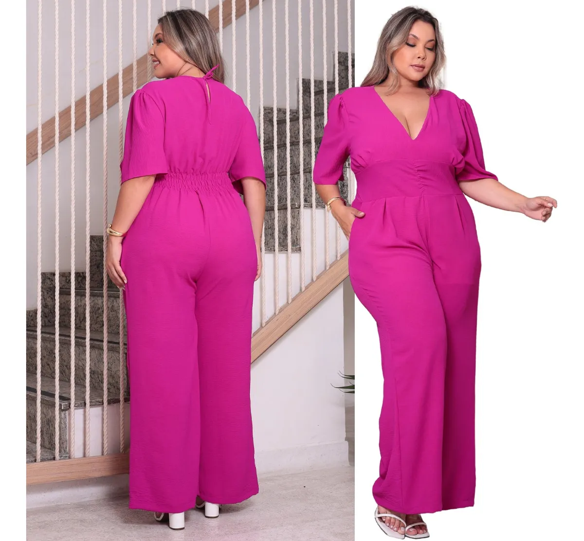 Macacão Social Plus Size - Imagem 3