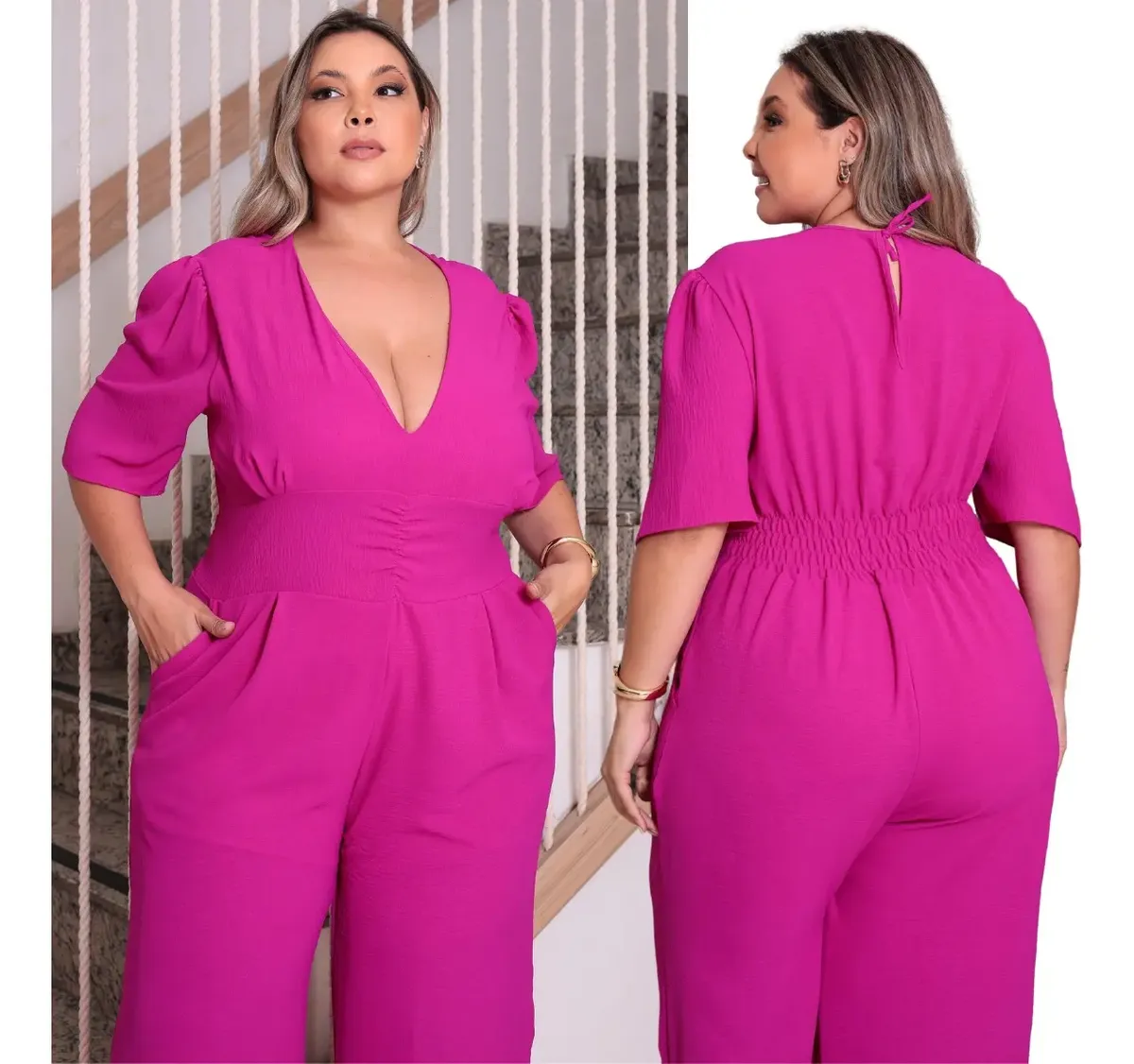 Macacão Social Plus Size - Imagem 4