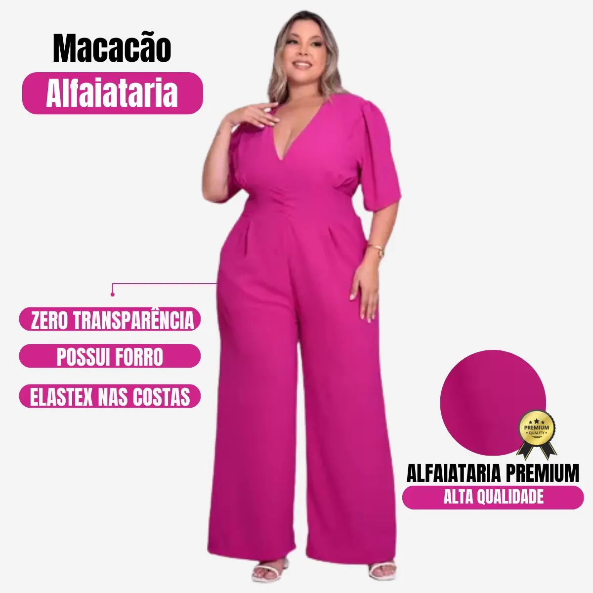 Macacão Social Plus Size - Imagem 5