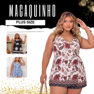 Macaquinho Plus Size