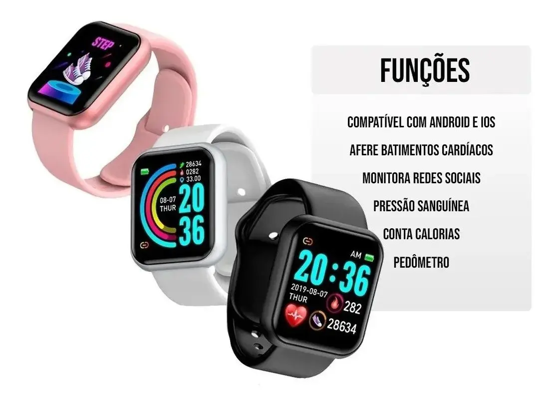 Relógio Smart Watch Digital - Imagem 6