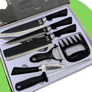 Conjunto de Facas 8 peças para Churrasco
