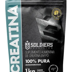 Creatina 1kg Monohidratada em pó 100% Pura - Soldiers Nutrition