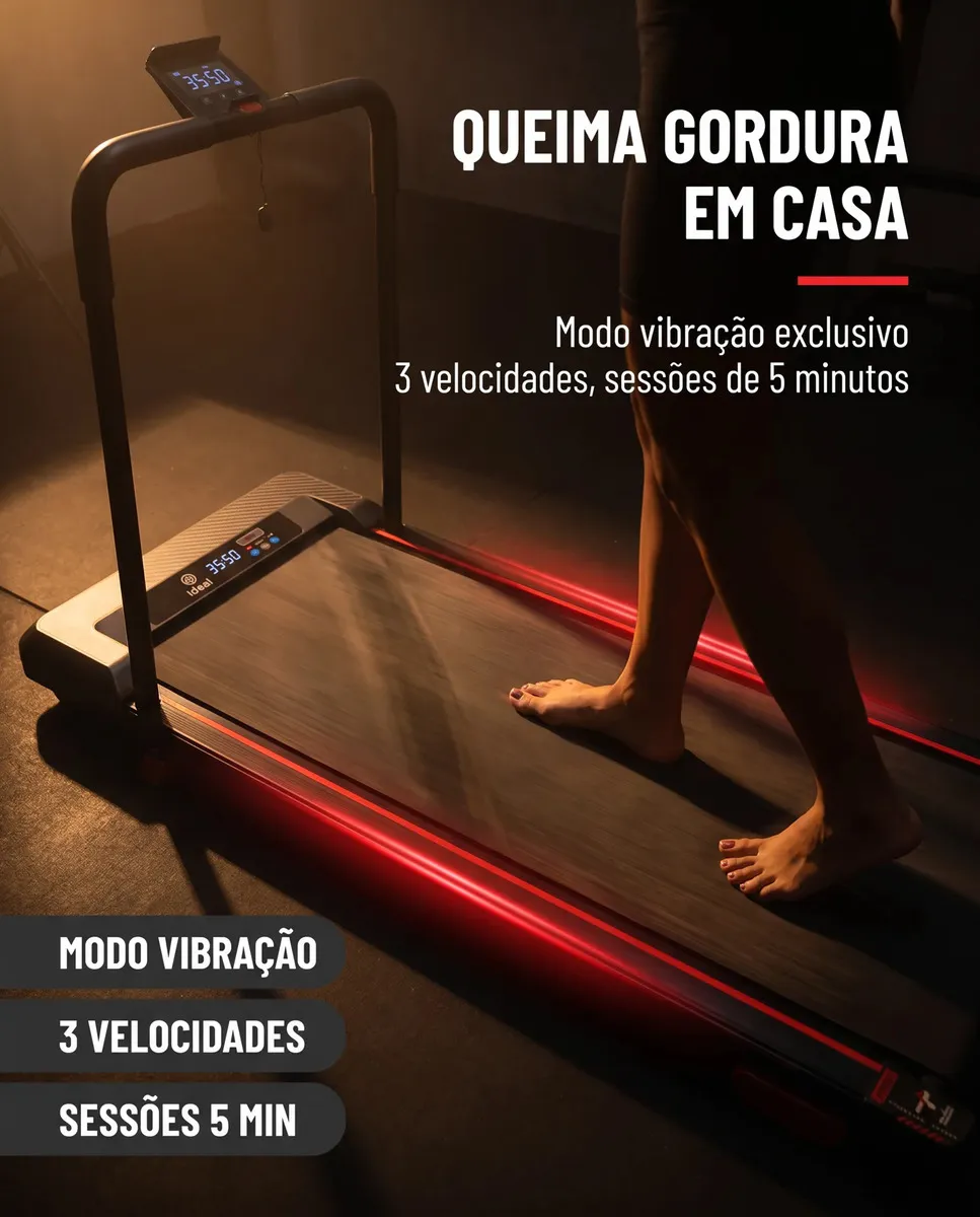 Esteira Ergométrica Elétrica Dobrável com Controle Remoto - Imagem 2