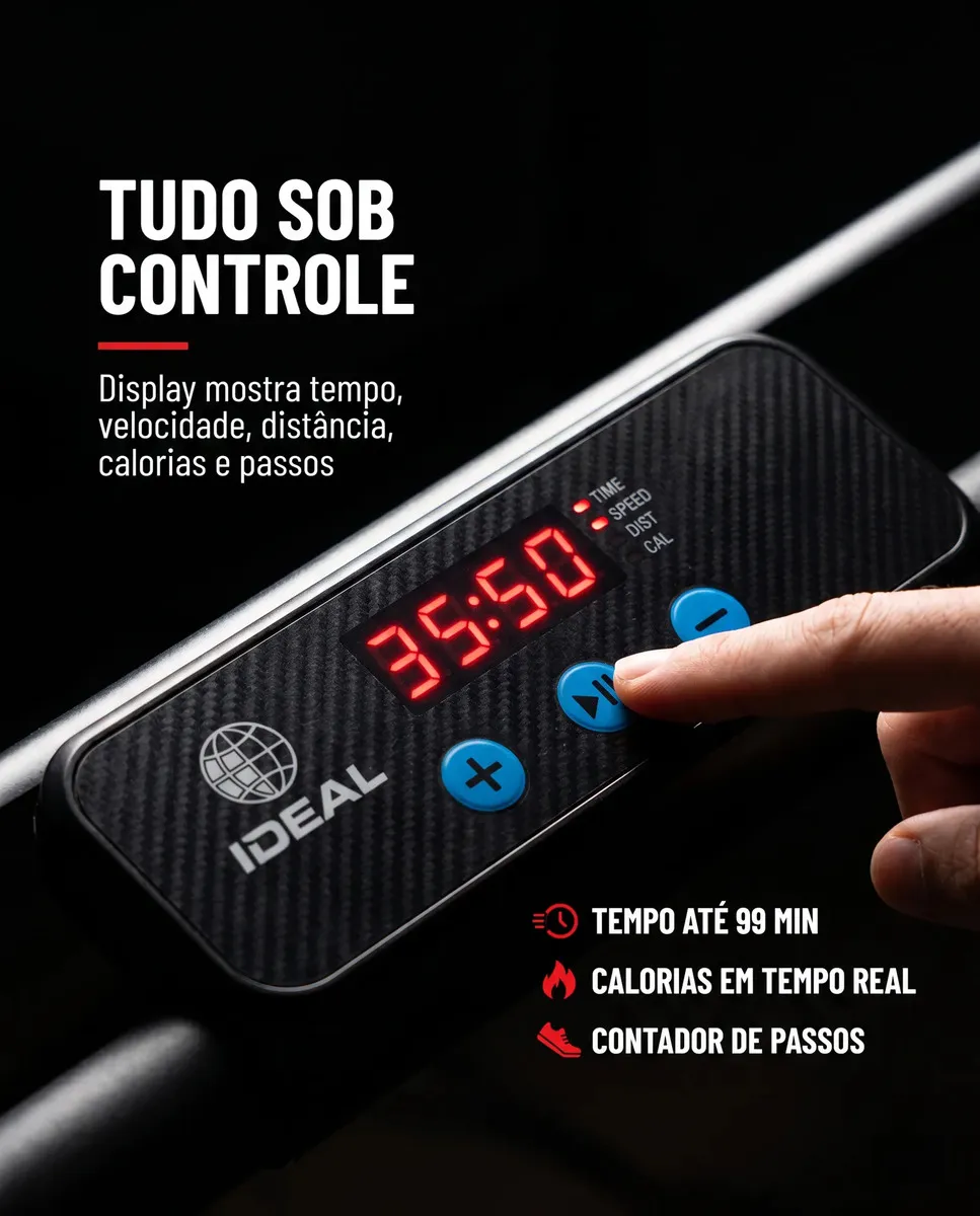 Esteira Ergométrica Elétrica Dobrável com Controle Remoto - Imagem 7