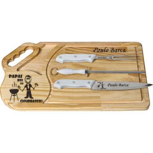 Kit Churrasco Personalizado com Time e Nome