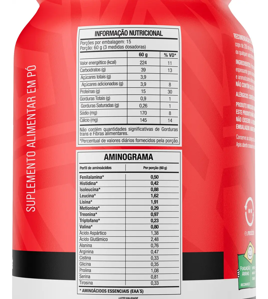 Whey Protein Ultra Pote 900g Sabor Baunilha - Imagem 3