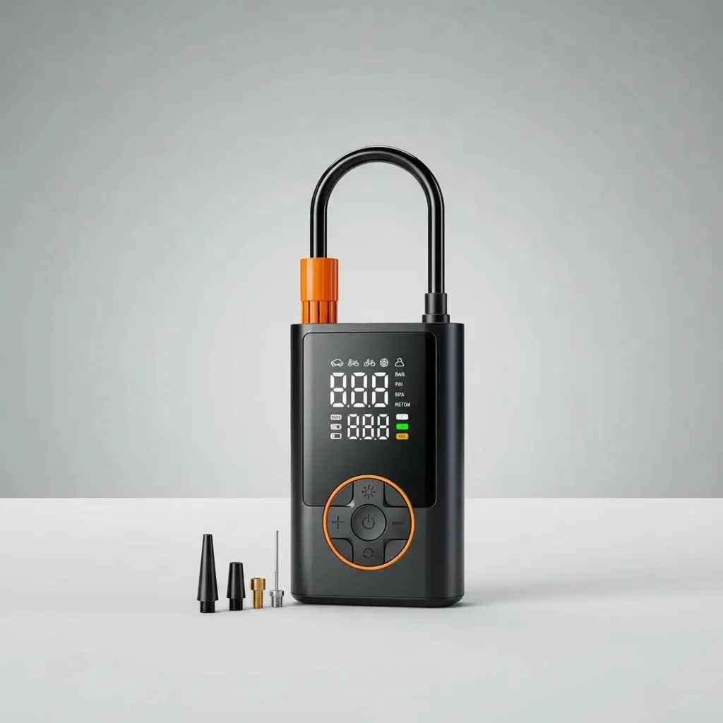 Mini Compressor de Ar Digital Portátil - Imagem 6